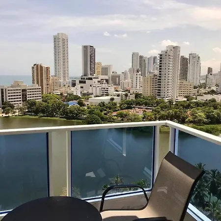 Apartamento Totalmente Equipado A Media Cuadra De La Playa Del Laguito Cartagena